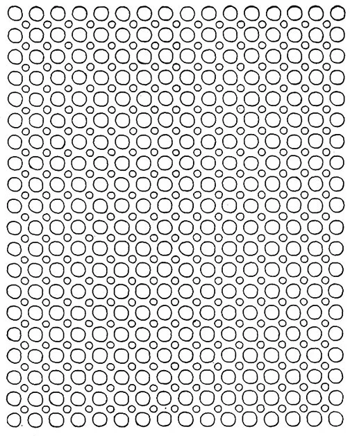 Star Wheel Tablecloth Pattern #744-H chart
