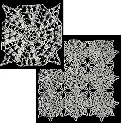 Octagon Popcorn Bedspread Pattern #47