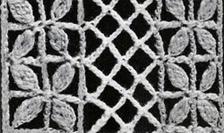 Cotillion Shawl Pattern swatch