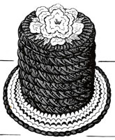 Rose Bathroom Set Pattern 2