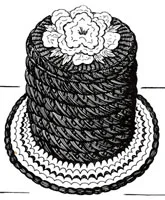 Rose Bathroom Set Pattern 2