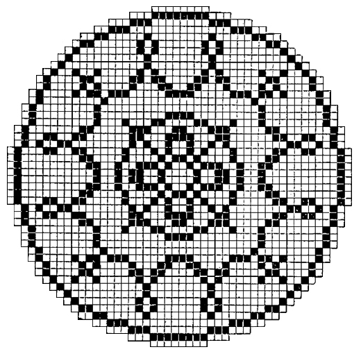 Filet Ruffle Doily Pattern #5903
