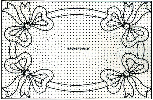 Bow Knot Rug Pattern Chart