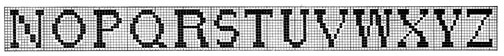 Frontier Rug Pattern Chart 3