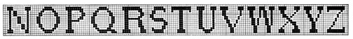 Frontier Rug Pattern Chart 3