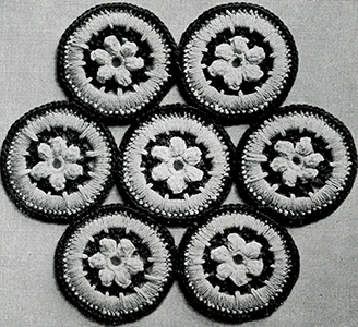 Rubber Ring Hot Plate Mat Pattern #7410