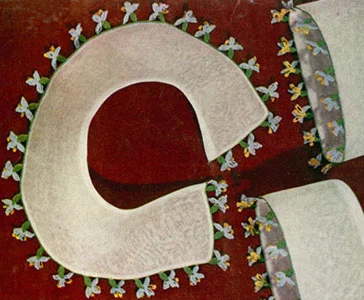 Collar & Cuff Edging Pattern