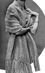 Hairpin Lace Stole Pattern