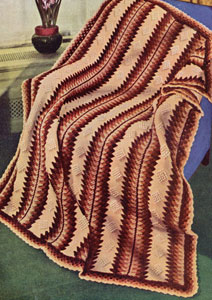 Pine Tree Afghan