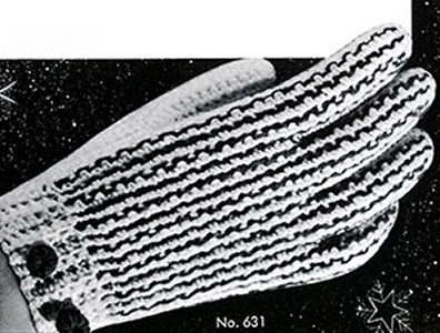Women's Shorties Gloves Pattern #631