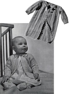 Sacque, Kimono and Bootees No. 5302 Pattern