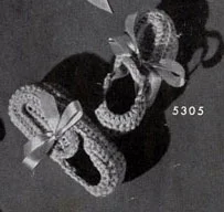 Bootees No. 5305 Pattern