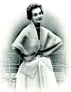 Crocheted Cape Stole Pattern