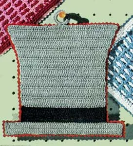 High Hat Pot Holder Pattern #S-708