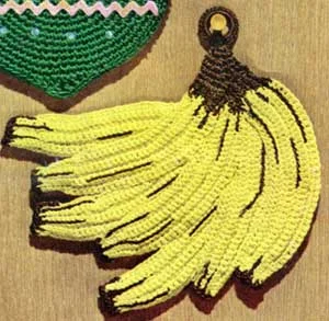 Banana Bunch Pot Holder Pattern #S-712