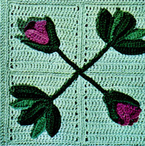Tulip Garden Afghan Pattern