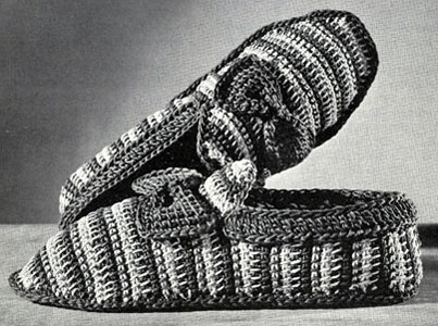 Striped Slippers Pattern
