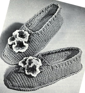 Posy Slippers Pattern