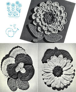 Garden of Pot Holders Pattern