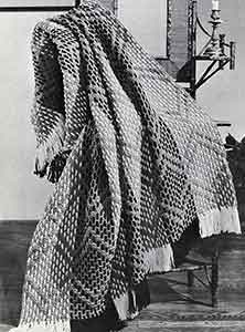 Diamond Weave Afghan Pattern