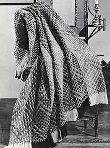 Diamond Weave Afghan Pattern
