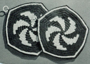 Pinwheel Potholder Pattern #9355