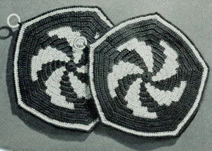 Pinwheel Potholder Pattern #9355