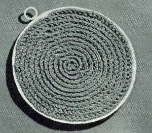 Circle Potholder Pattern #9367