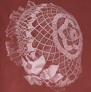 Boudoir Cap in Open Work Pattern #17