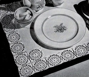 Tray Mat Motif Edging Pattern