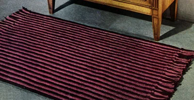 Simplicity in Stripes Rug Pattern