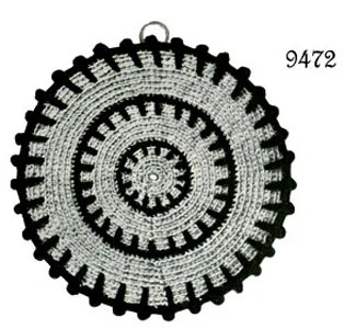 Round Gears Potholder Pattern #9472