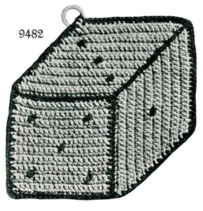 Dice Potholder Pattern #9482