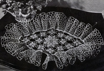 Diamond Setting Doily Pattern