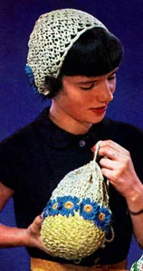Hat and Bag Set Pattern #FV-394