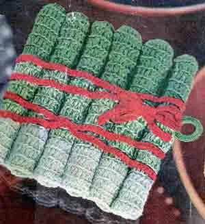 Asparagus Potholder Pattern #S-79