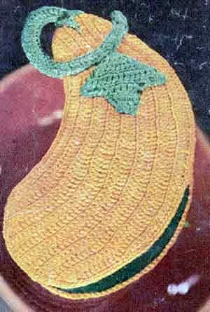 Squash Potholder Pattern #S-80
