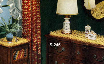 Pineapple Foam Runner & Night Table Doily Pattern #S-245