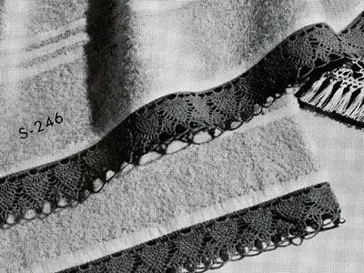 Bath Towel Set Pattern #S-246