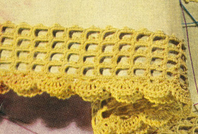 Pillow Case Edging & Insertion No. S252 Pattern