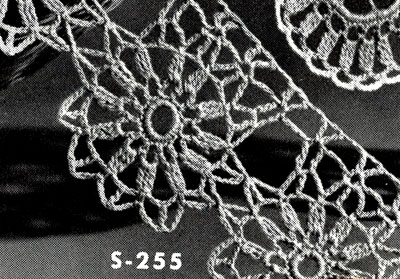 Pillow Case Edging No. S255 Pattern