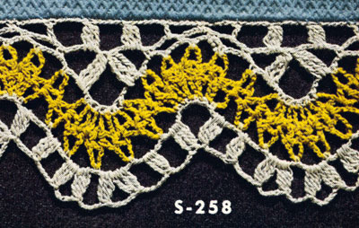Braid Edging on Runner Pattern