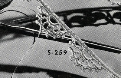 Irish Crochet Edging No. S259 Pattern