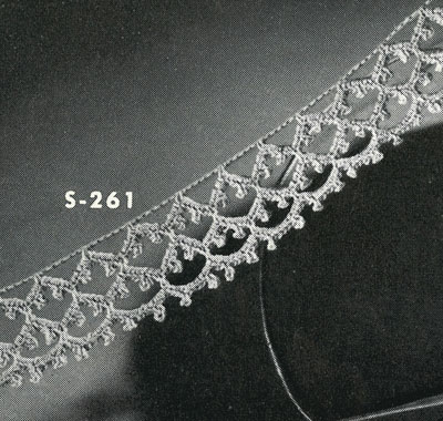 Irish Crochet Edging No. S261 Pattern