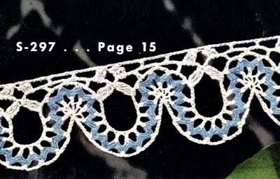 Rick Rack Edging No. S297 Pattern