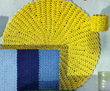 Windmill Place Mat & Glass Jacket Pattern