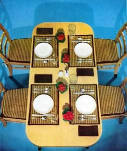 Place Mats and Chair Pad Covers Pattern #S-427
