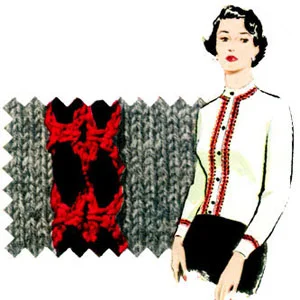 Ribbon Braid Trim Pattern #S-456