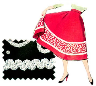 Braid & Pearl Trim Pattern #S-459