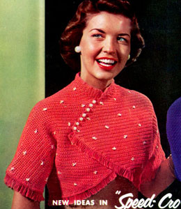 Embroidered Bolero Pattern #S-463